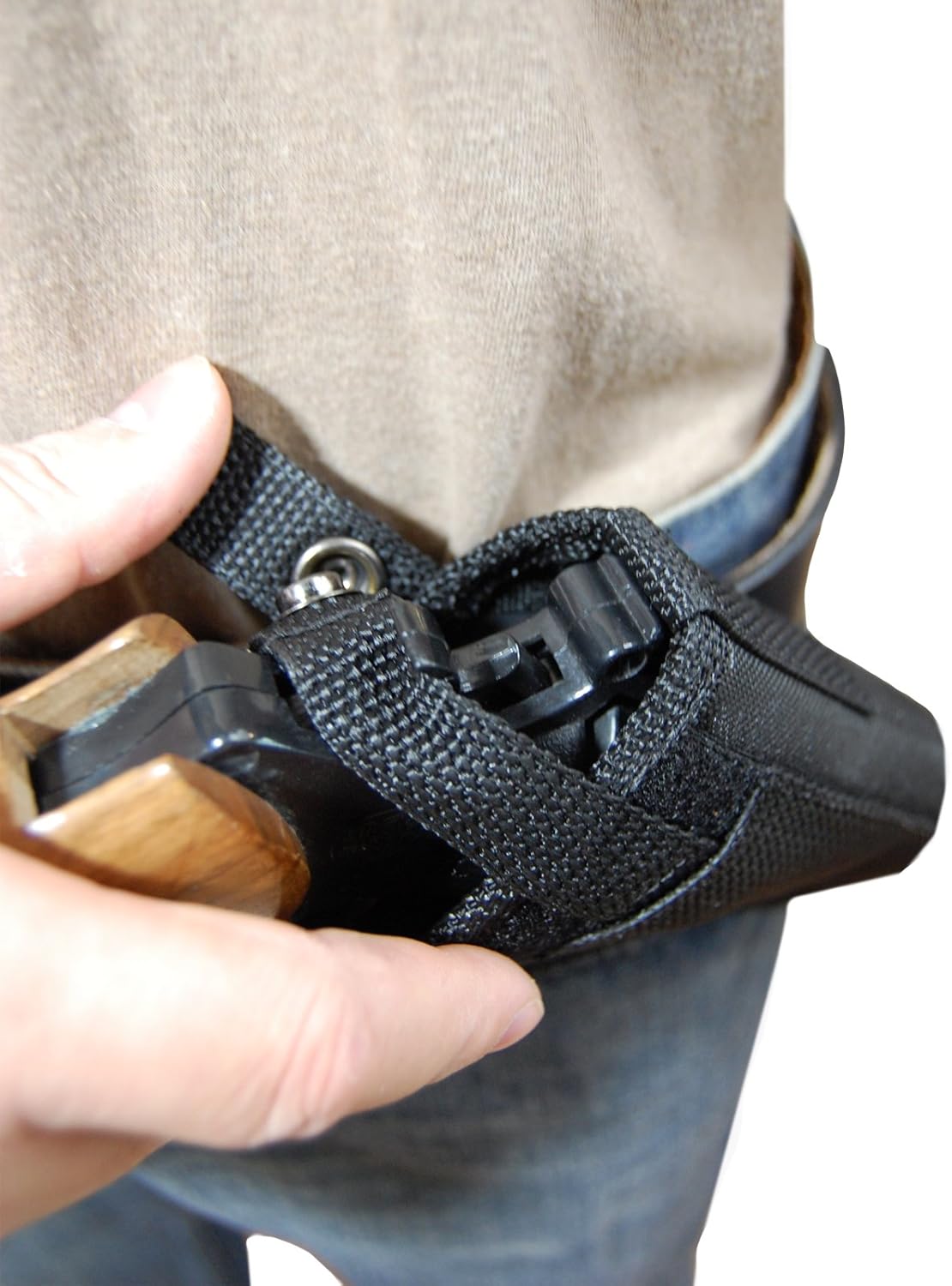 New Barsony OWB Cross Draw Gun Holster for 4" Revolvers