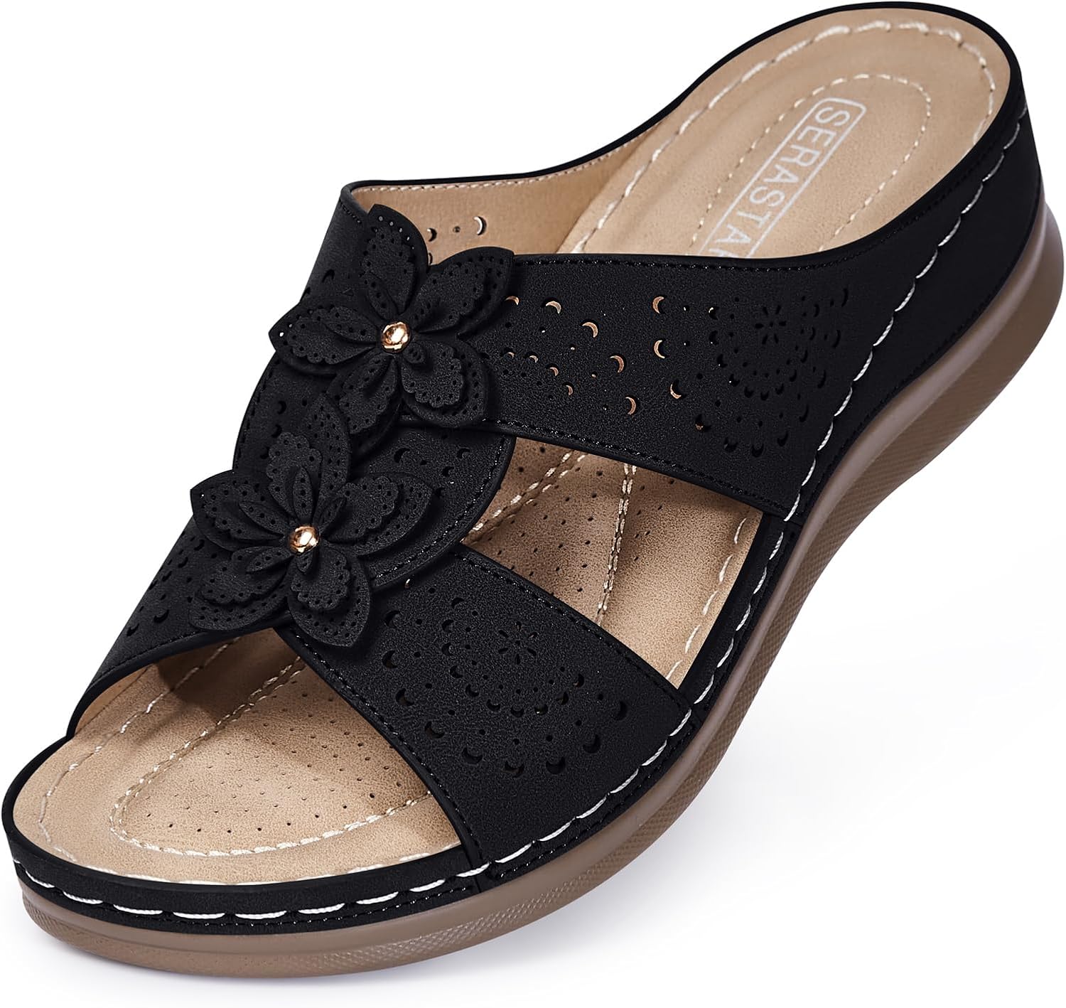 Dressy Flat Sandals Women - Arch Support