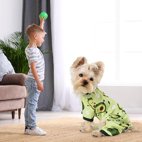 Miniatura 3 de Pijama para perros pequeños pijama de chihuahua linda ropa para perros pequeños pijama para cachorros extra pequeños mameluco suave para mascotas