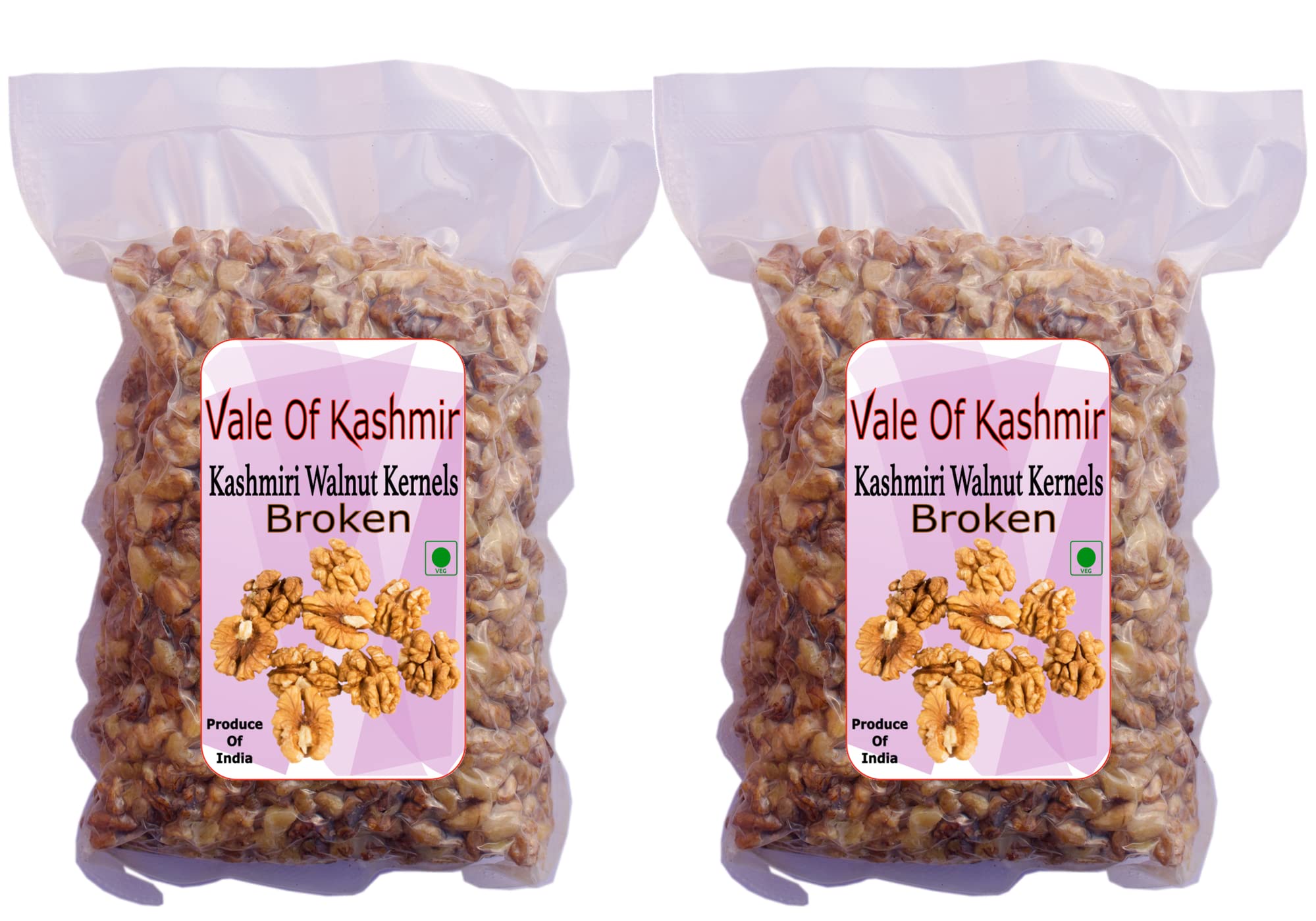 Vale Of Kashmir Walnut Kernels 1 Kg (500x2) Broken, Akhrot Giri Magaz, Walnuts Without Shell (B0BSXSJ537) Amazon Price History, Amazon Price Tracker