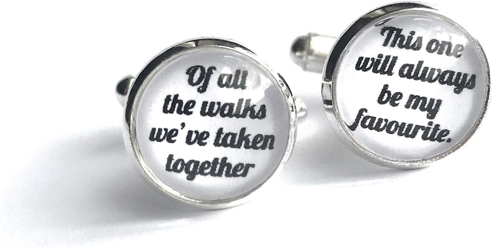 Rockshore AccessoriesWedding Cufflinks Father Of The Bride Of All The Walks We've Taken Together This One Is My Favourite Walk Down The Aisle Wedding Day Cufflinks