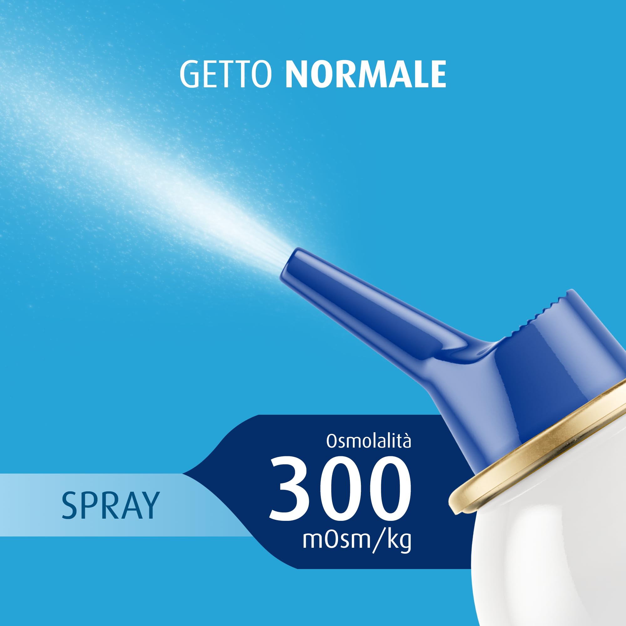 Tonimer Isotonic 300 Normal - 100 ml - Soluzione Isotonica Sterile di Acqua di Mare - Rimuove e Fluidifica il Muco - Indicata per Adulti - Senza Conservanti
