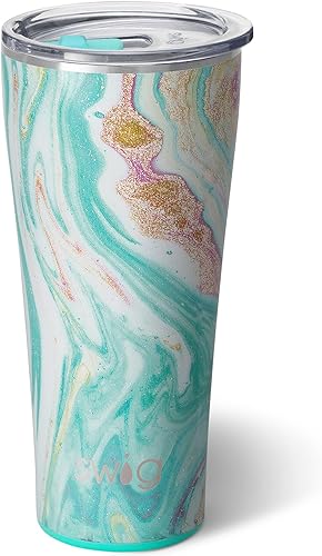 Vista 30 de Swig Life - Vaso aislado de 32 onzas, vaso de café de viaje con tapa, taza de café de viaje compatible con portavasos, de acero inoxidable con tapa