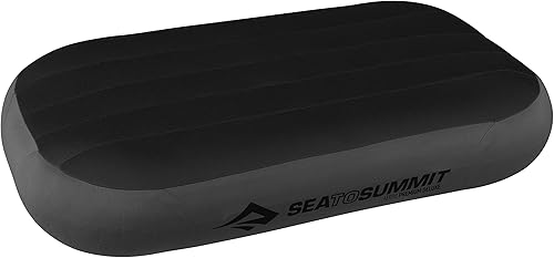 Sea to Summit Aeros Premium - Almohada de viaje inflable, Deluxe (22 x 14), color gris