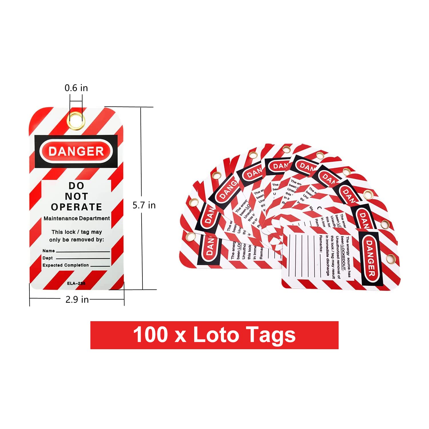 SAFBY 100 cerraduras de etiquetado de bloqueo diferentes con 100 etiquetas de bloqueo - Candados seguros de loto para bloquear estaciones y dispositivos de etiquetado