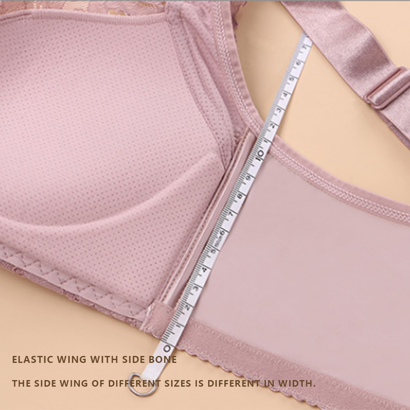 Brassiere Femme sans Armature Classiques Ouverture Devant Ensemble sous Vetement Femme Lace Bras Soutien Gorge Confort
