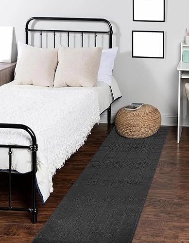 Miniatura 3 de Tapete de pasillo de interior de ancho extra ancho para pasillos grandes de gran tamaño, entradas, vestíbulos, cocinas con respaldo de goma