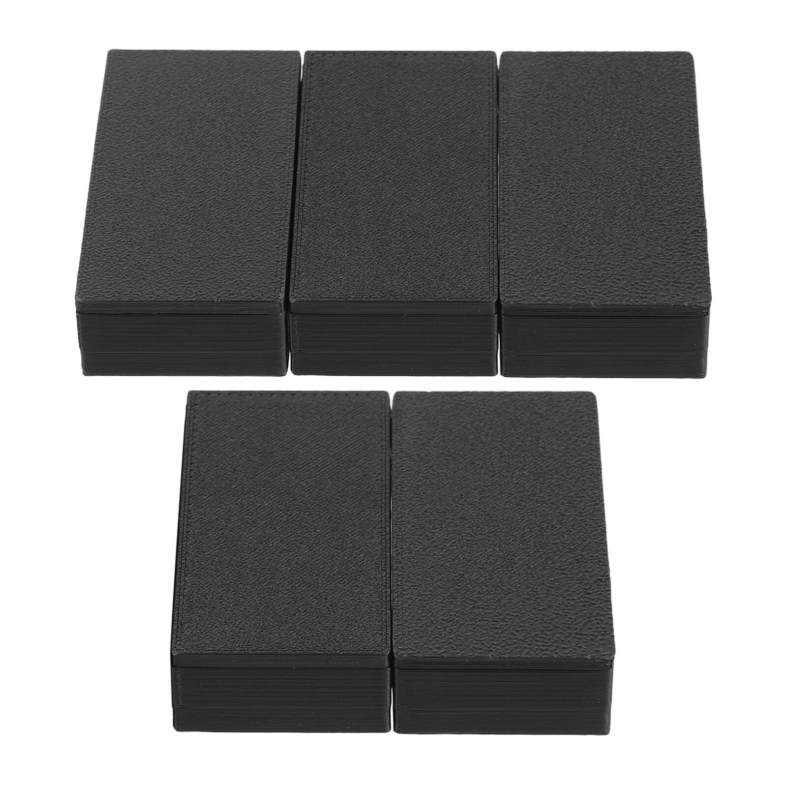YARNOW Poids Magnétiques pour Rideaux Extérieurs 5 Pièces en Plastique Noir | Résistants au Vent, Installation Facile, pour Rideaux de Bain, Drapeaux de Jardin, Nappes