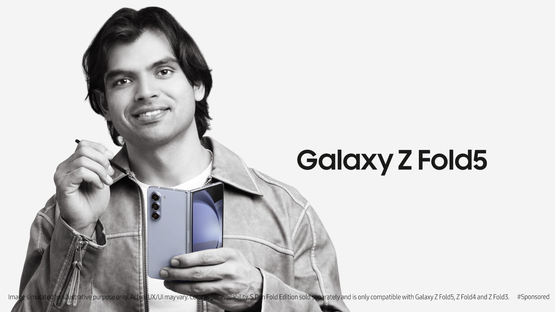 Samsung Galaxy Z Fold5 5G AI Smartphone (Ice Blue, 12GB RAM, 512GB