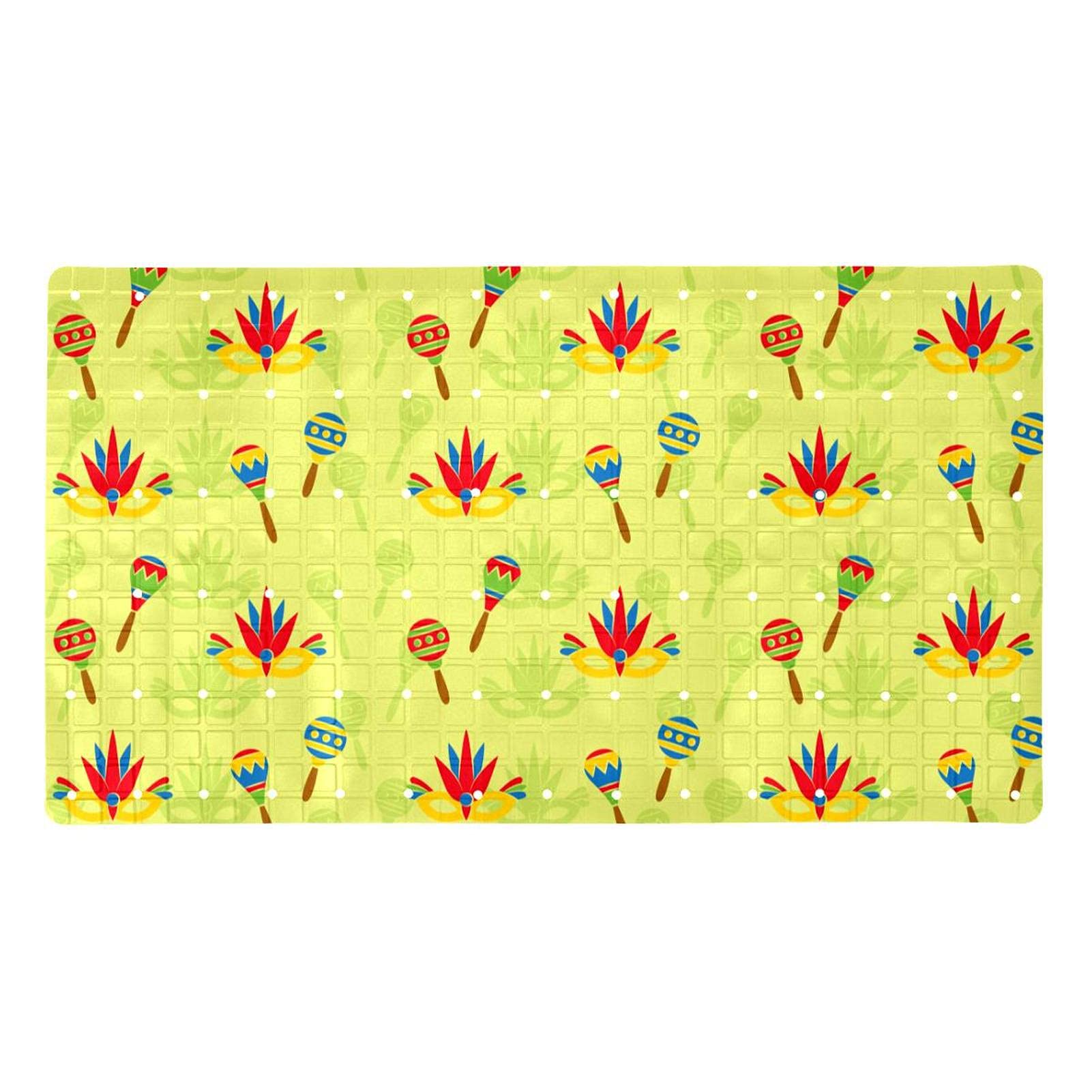 Alfombra de baño antideslizante para bebés y ancianos con diseño rectangular Samba