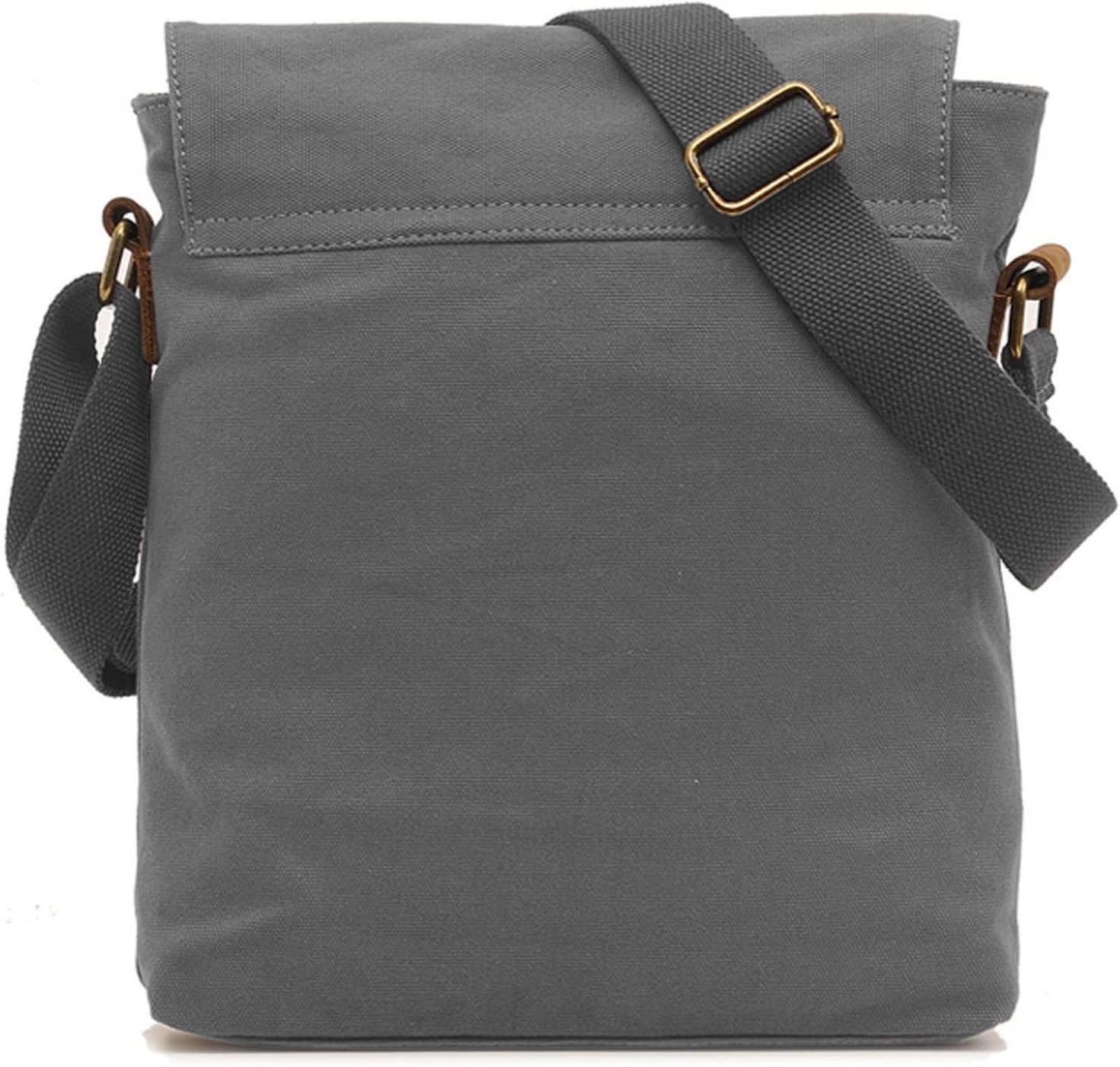 Sechunk Canvas Shoulder Bags Crossbody Bags Messenger Bags Purse Daypack for Men Women - Image 4