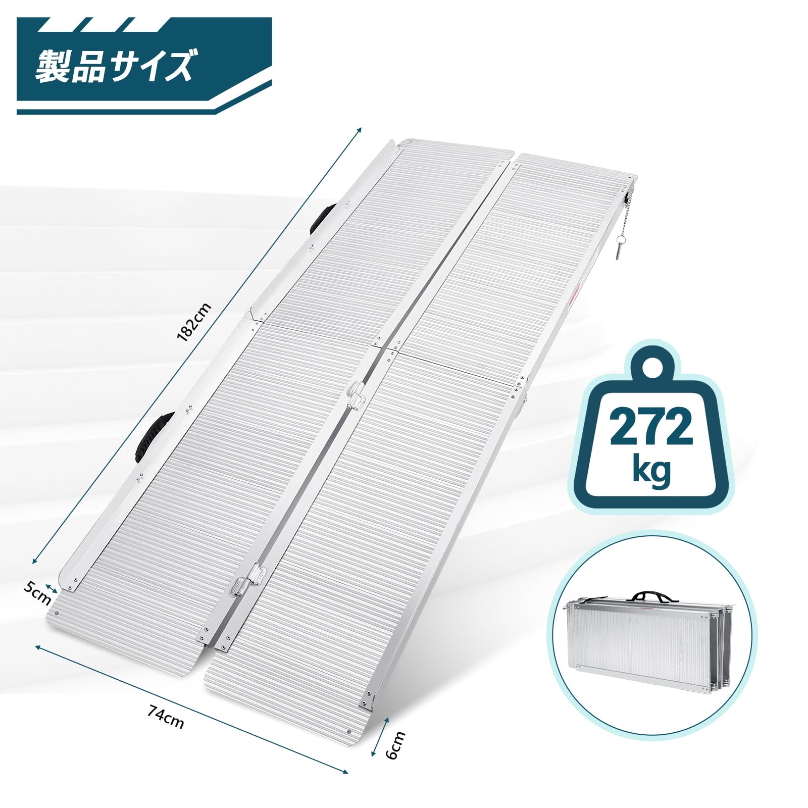 Amazon.co.jp: ガービー（Garvee） 車椅子 スロープ アルミ 段差