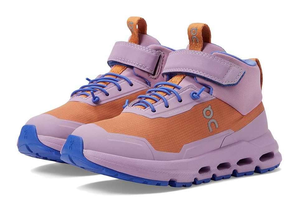On Kids Cloudhero Mid Waterproof (Little Kid) (Copper/Lavendula) Women's Shoes INTERNATIONAL SHIPPING