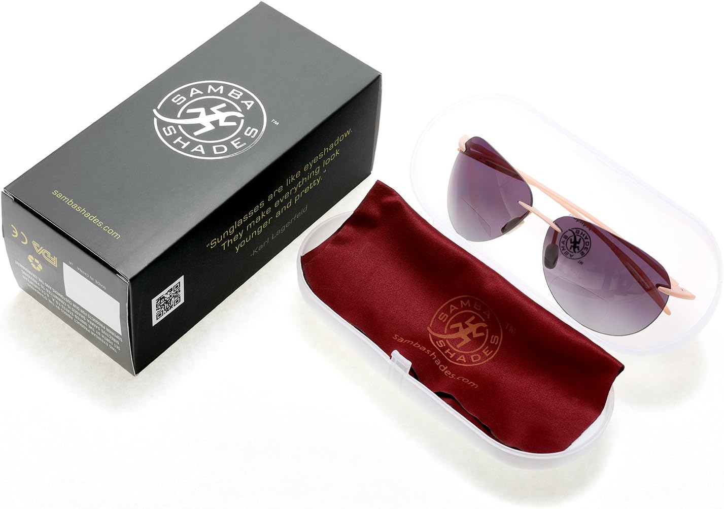 Maui Sports Pilot Bifocal Reading Sunglasses Ultra Flex TR90 Readers Under the Sun