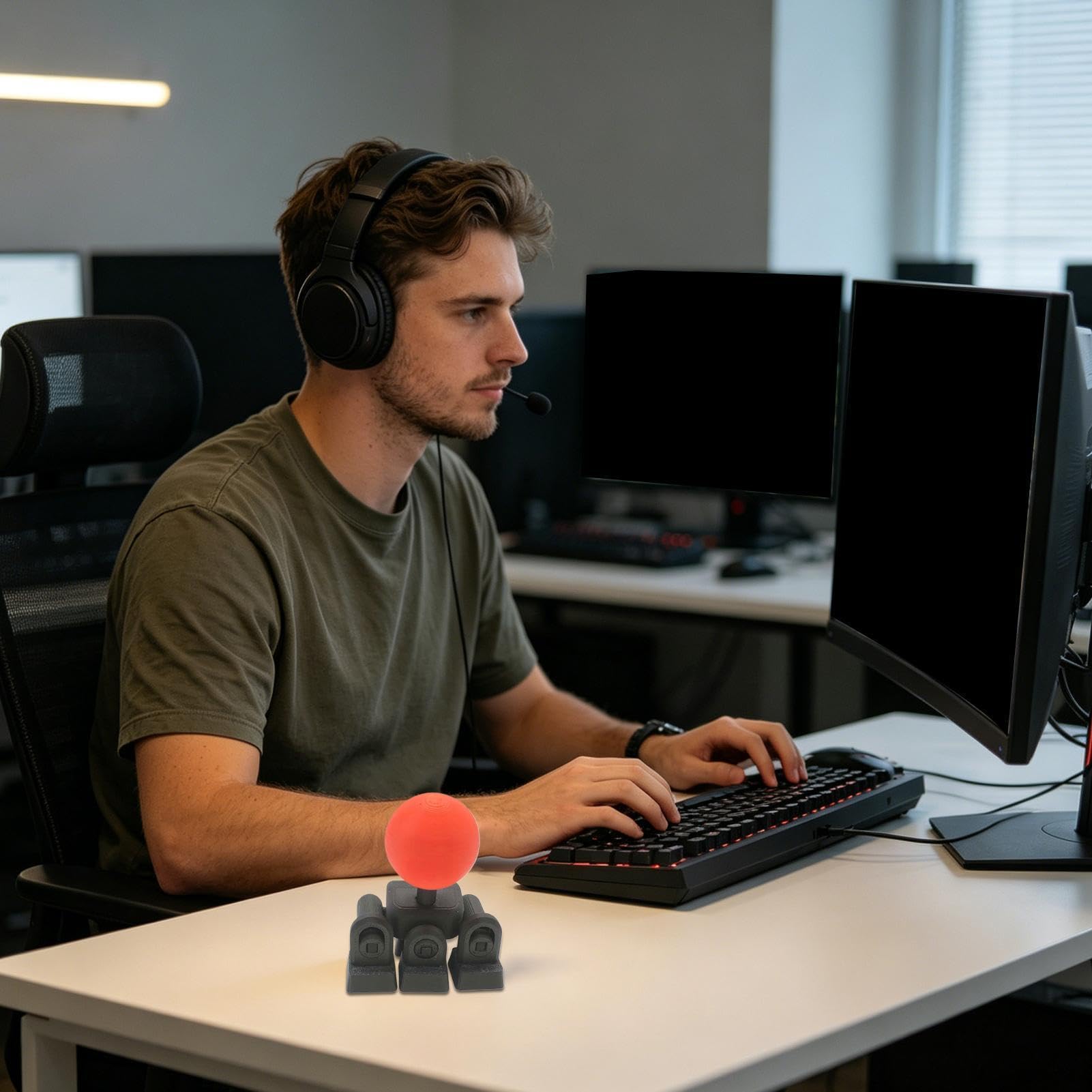 Joystick Meccanico per Tastiera Adattatore di Precisione Innovativo | Sostituzione 'Impugnatura Joystick Arcade Adatto a Adulti e Adolescenti Studenti per Ufficio Domestico e Università Tornei Joystick Meccanico per Tastiera Adattatore di Precisione Innovativo | Sostituzione 'Impugnatura Joystick Arcade Adatto a Adulti e Adolescenti Studenti per Ufficio Domestico e Università Tornei