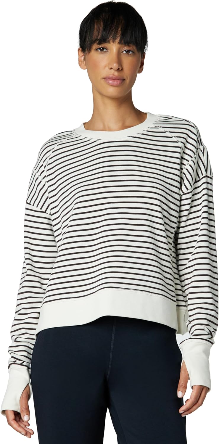 Sweaty Betty Women's After Class Longline Crewneck With Side Slit Sweatshirt