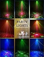 Vista 4 de Luces de fiesta para DJ, luces de discoteca activadas por sonido con control remoto para fiesta de baile, karaoke, sala de estar, pub