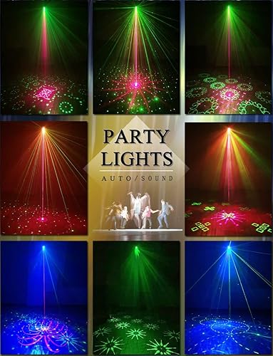 Miniatura 4 de Luces de fiesta para DJ, luces de discoteca activadas por sonido con control remoto para fiesta de baile, karaoke, sala de estar, pub Alimentado por