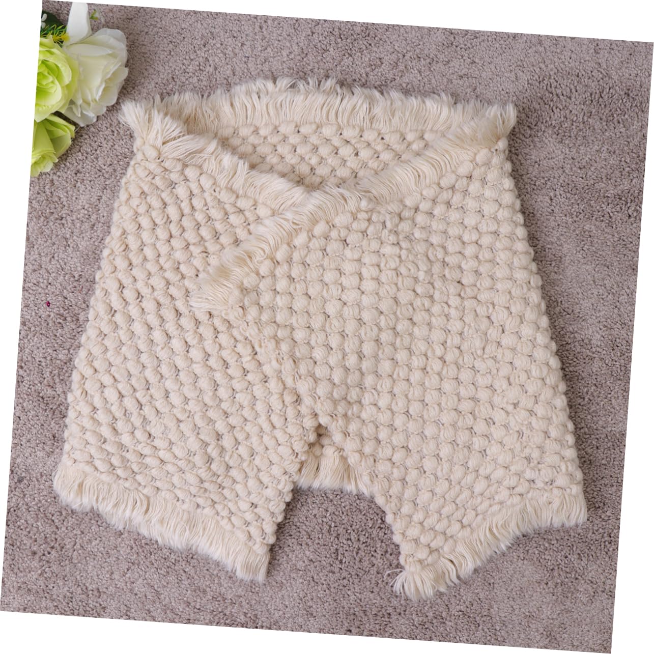 Abaodam 2piezas De Algodón para Bebés Diseño De Piña para Dormir y Fotografía para Recién Nacidos Color Beige