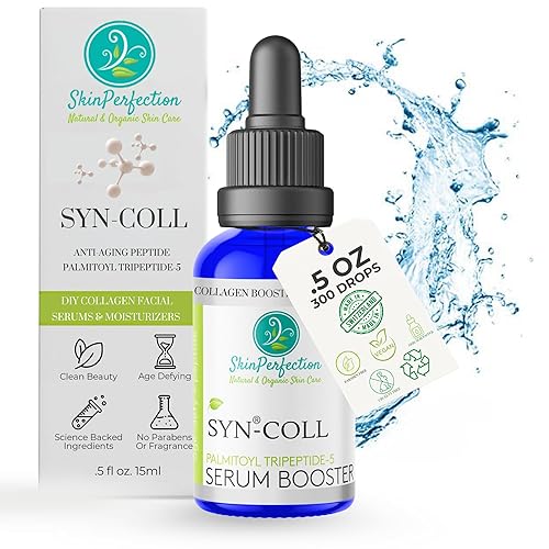 Skin Perfection Syn-Coll Tripeptide-5 Boost Collagen Hydrate Epidermis Más Suave Menos Arrugas Anti-Envejecimiento DIY Cuidado de la Piel Active