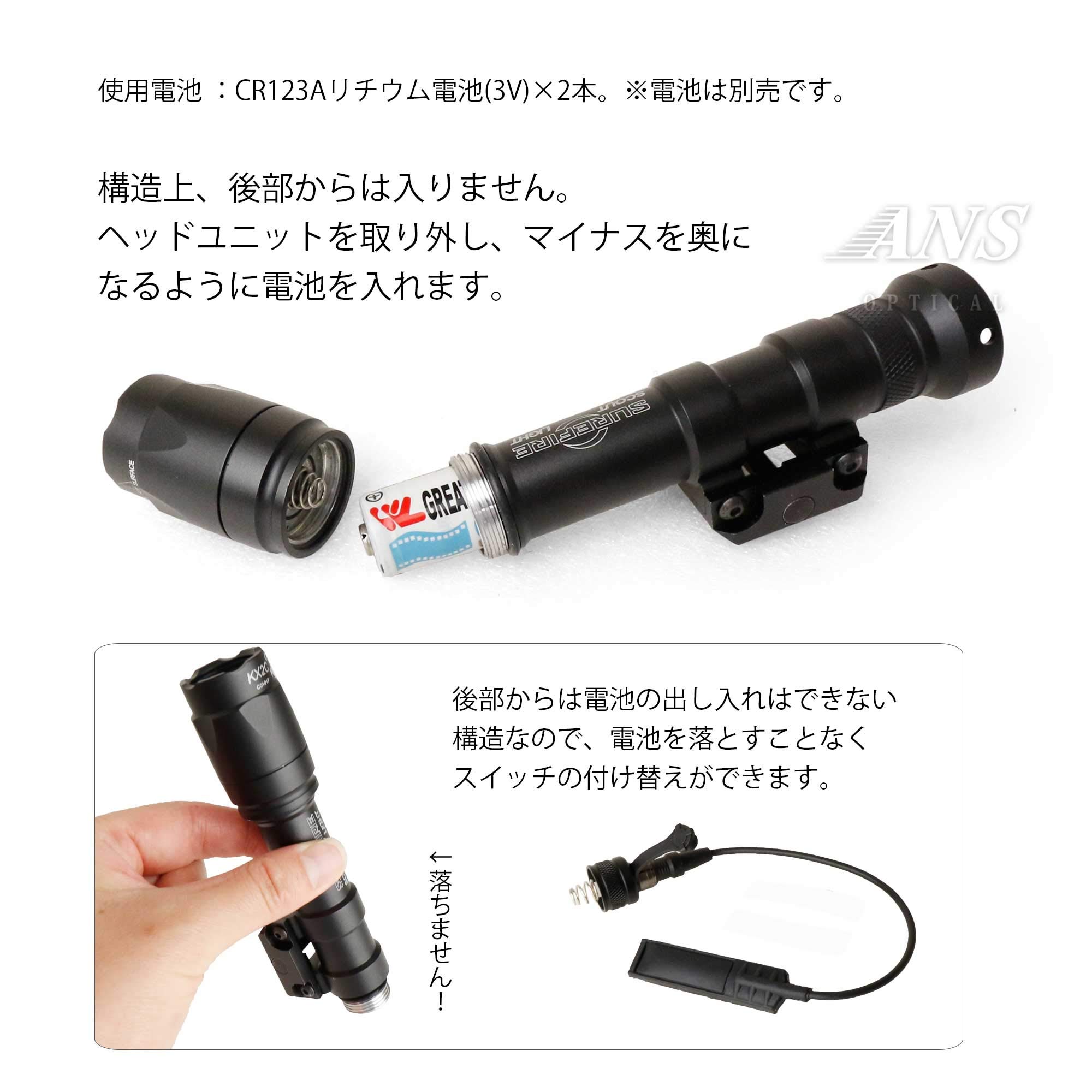 Amazon.co.jp: 明るい！ 450ルーメン LED-Q5 タクティカルライト
