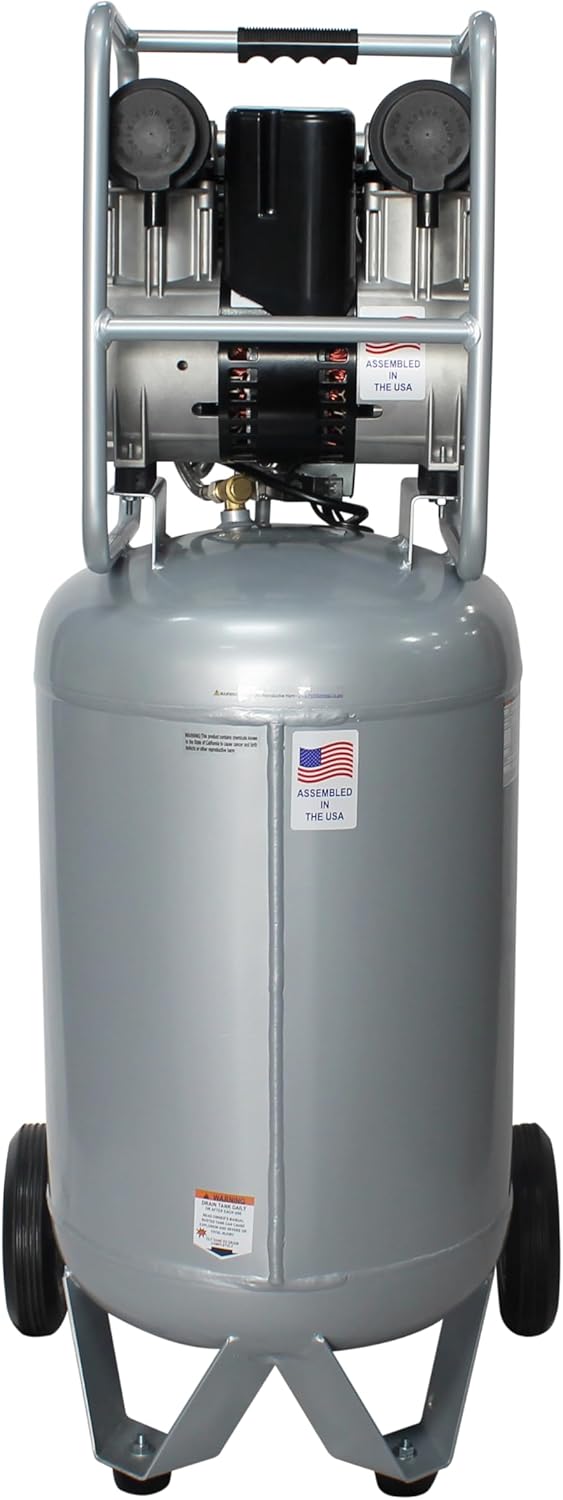 CALIFORNIA AIR TOOLS 20020CR-22060 Ultra Quiet & Oil-Free Continuous Run 2.0 Hp 20 Gallon Air Compressor