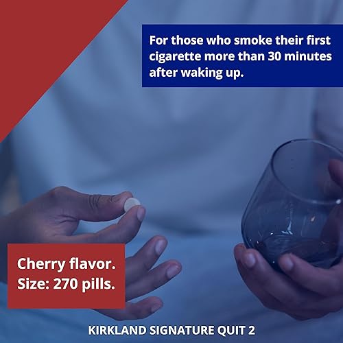 Miniatura 4 de KIRKLAND Signature Quit 2 pastillas Polacrilex de nicotina, sabor a cereza, 270 unidades