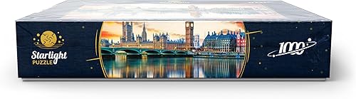 Miniatura 10 de Big Ben and Houses of Parliament London England - Rompecabezas prémium de 1000 piezas para adultos