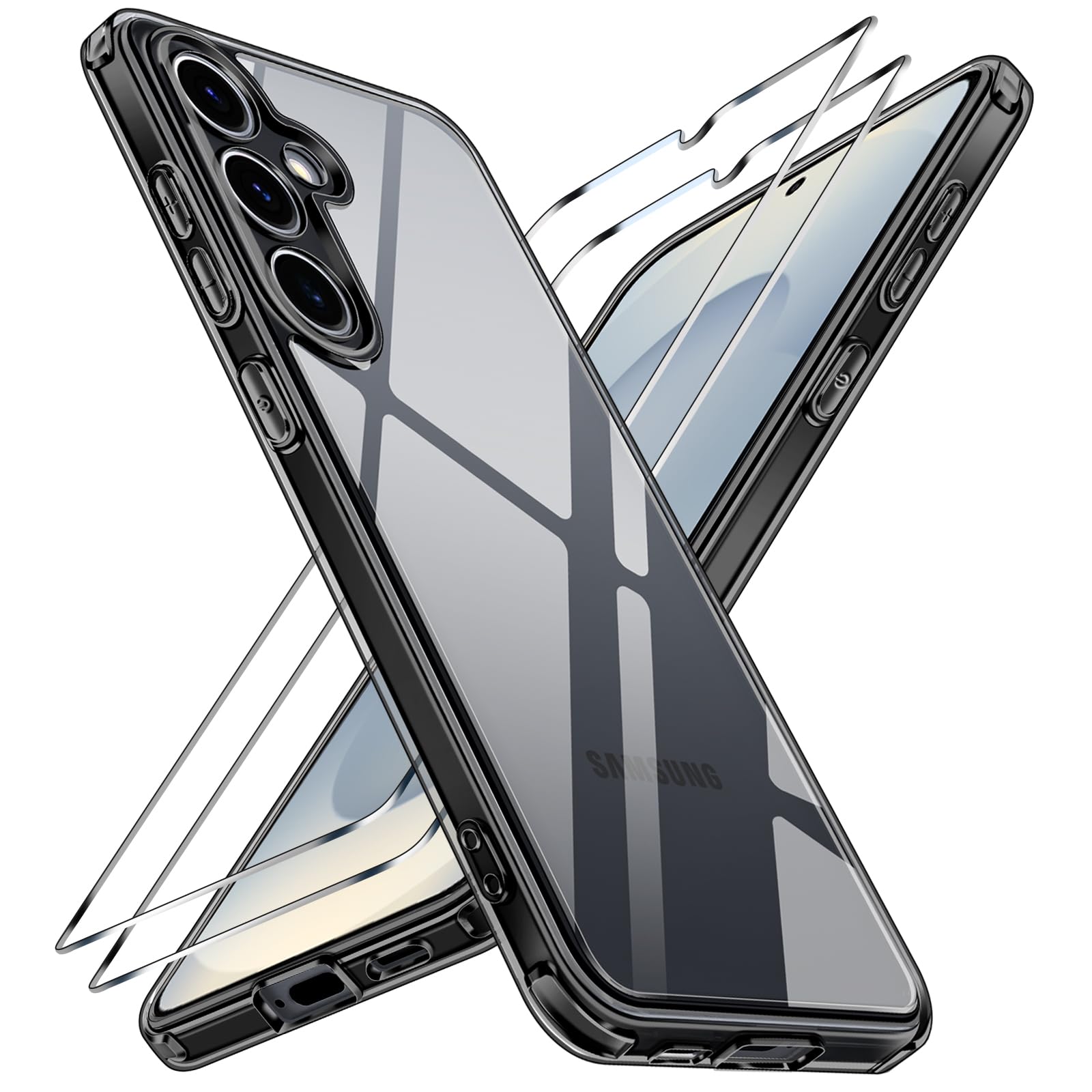 ivoler Clara Funda para iPhone 17, con 2 Piezas Cristal Templado, [Protección Militar] Anti-Amarillo Carcasa Antigolpes Bumper Case Cover - Transparente — view 114