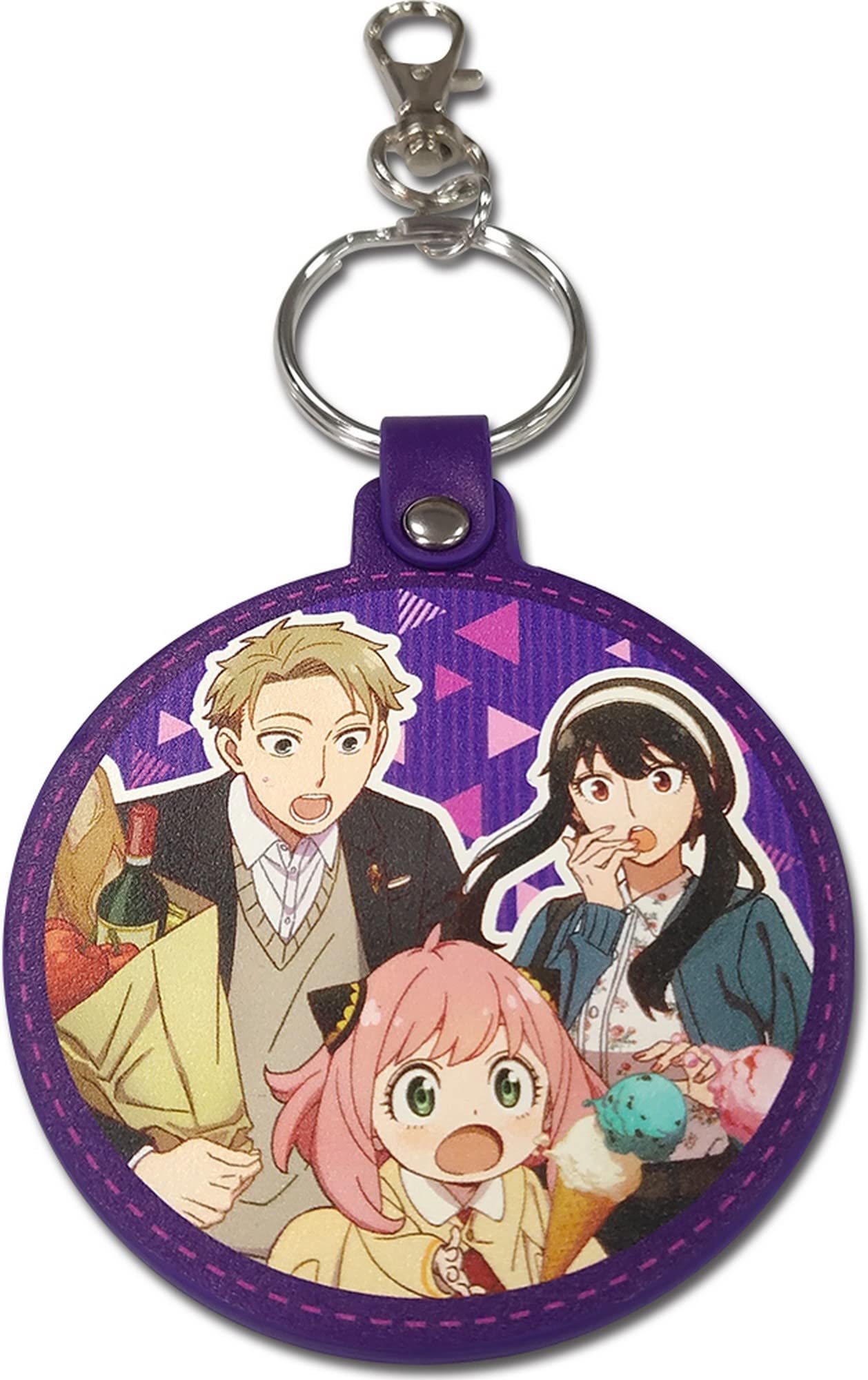 Great Eastern Entertainment Spy X Family - Teaser Art Pu Keychain, Multi, One size