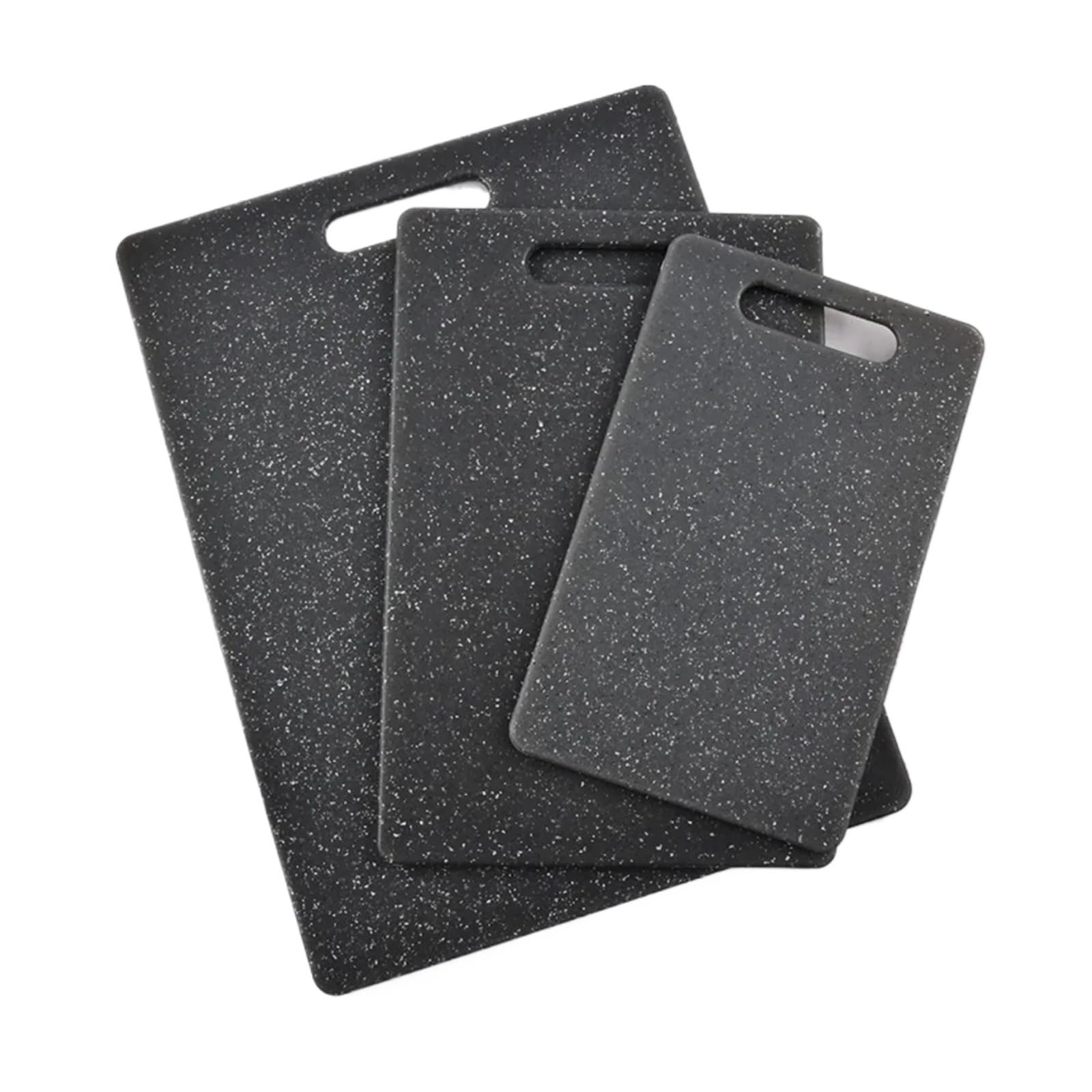 Tablas de cortar tabla granito antideslizante con mango fácil agarre lavavajillas for alimentos frutas verduras picar en casa(1Set Chopping Board)