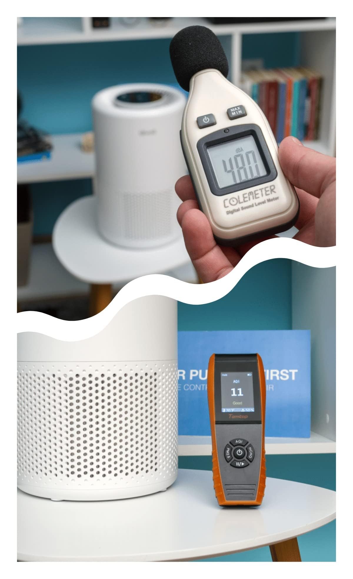 getalong Lot de 2 filtres HEPA de rechange 3 en 1 compatibles avec les purificateurs d'air Levoit Core 200s, numéro de pièce Core 200S-RF