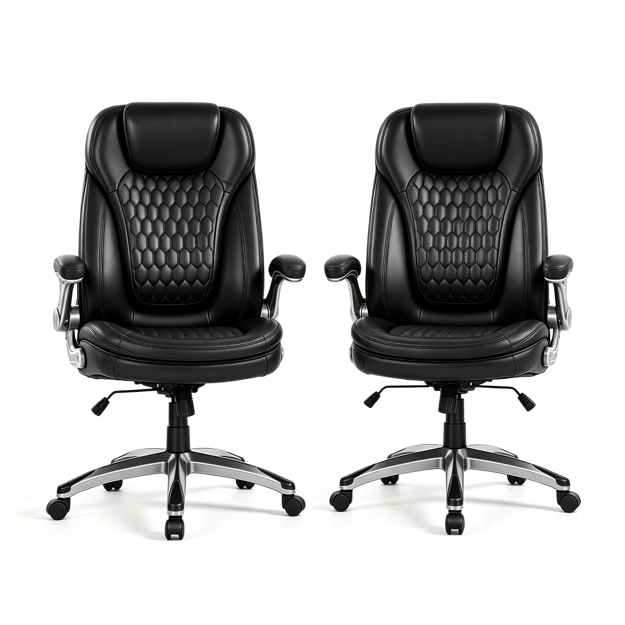 COLAMY High Back Executive Office Chair Set