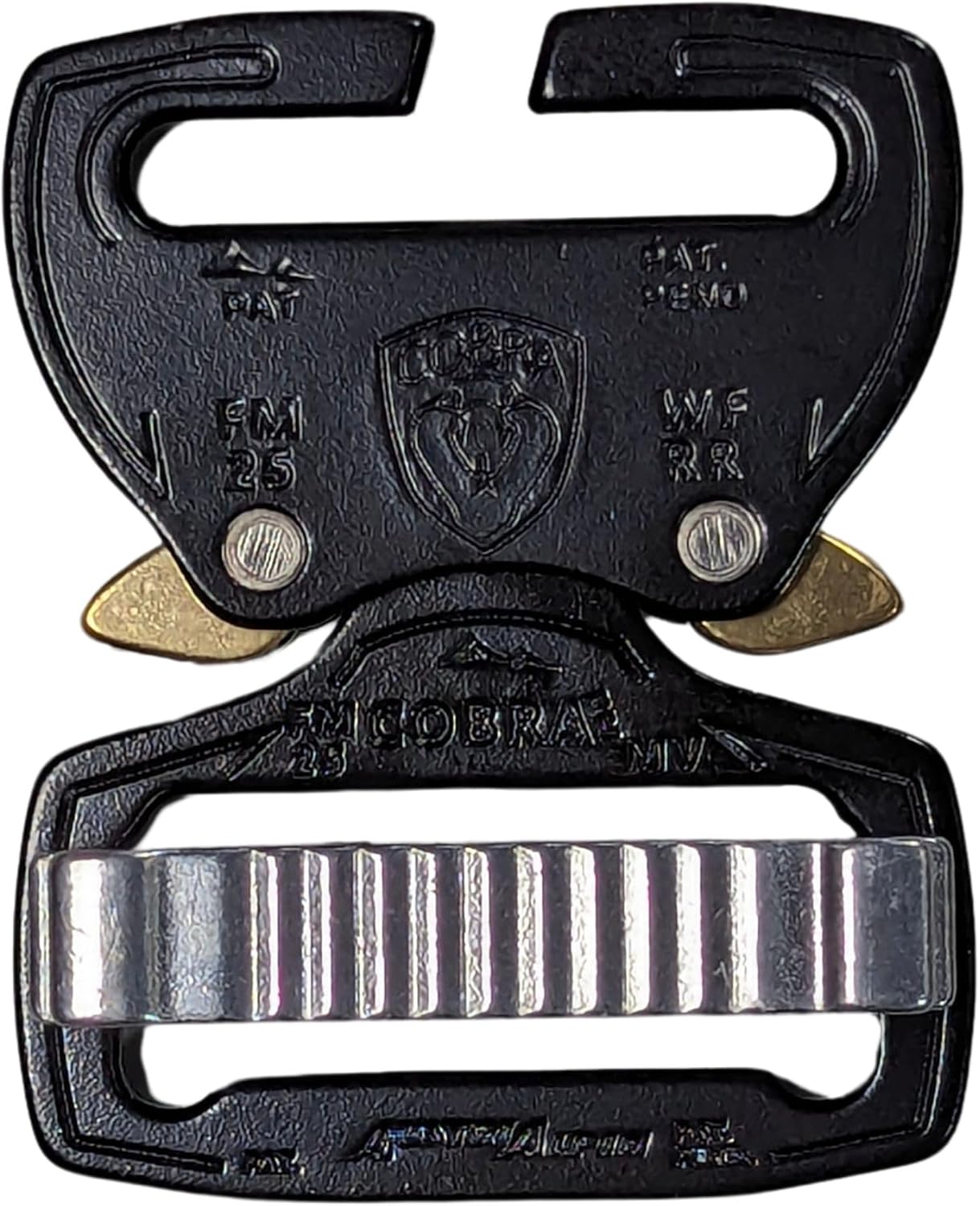 AUSTRIALPIN COBRA FM Retrofit Backpack Bag Aluminium Adjustable Field Repair Buckle, Black