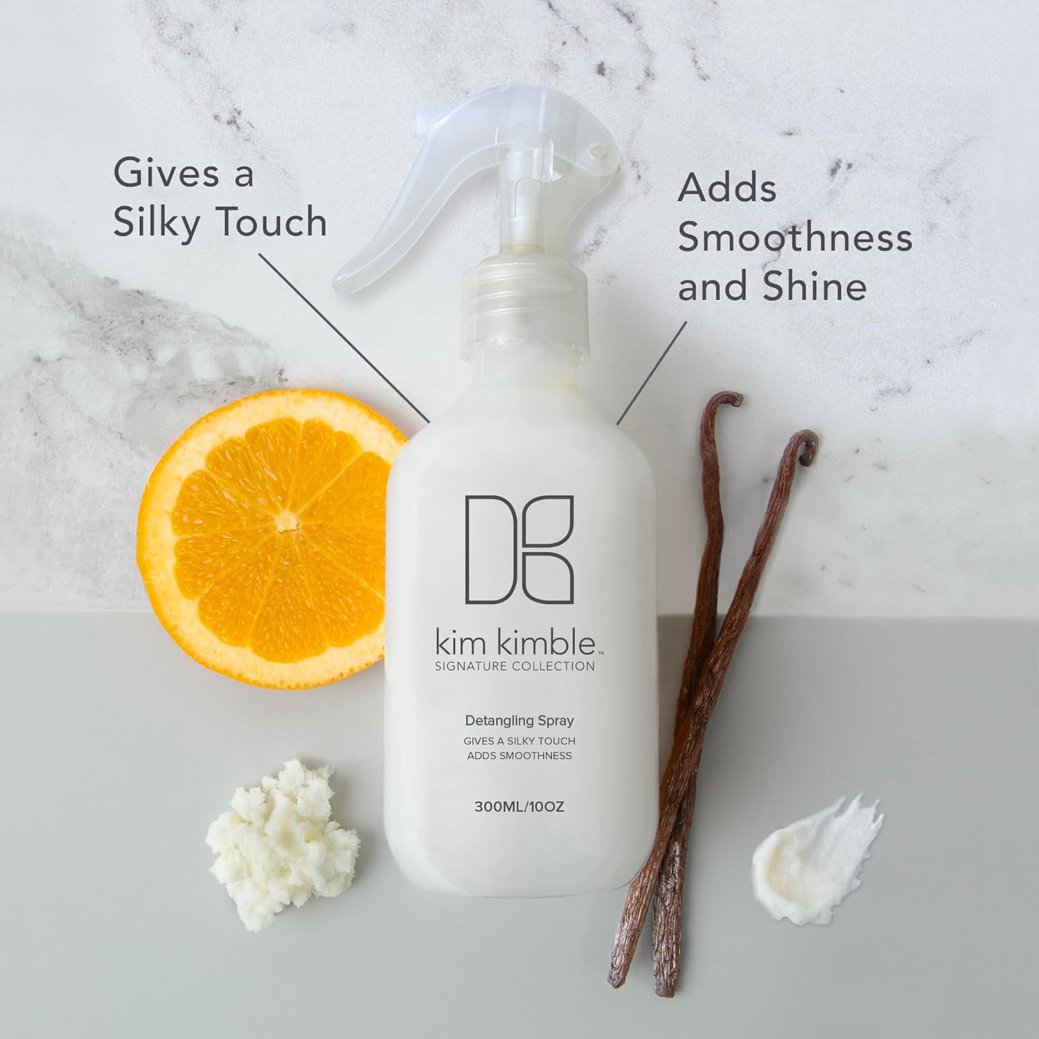 Kimblebeauty Detangling Spray: Leave-In Conditioner for Smooth, Shiny, and Frizz-Free Hair, 10 Fl. Oz. / 300 ml - Image 3