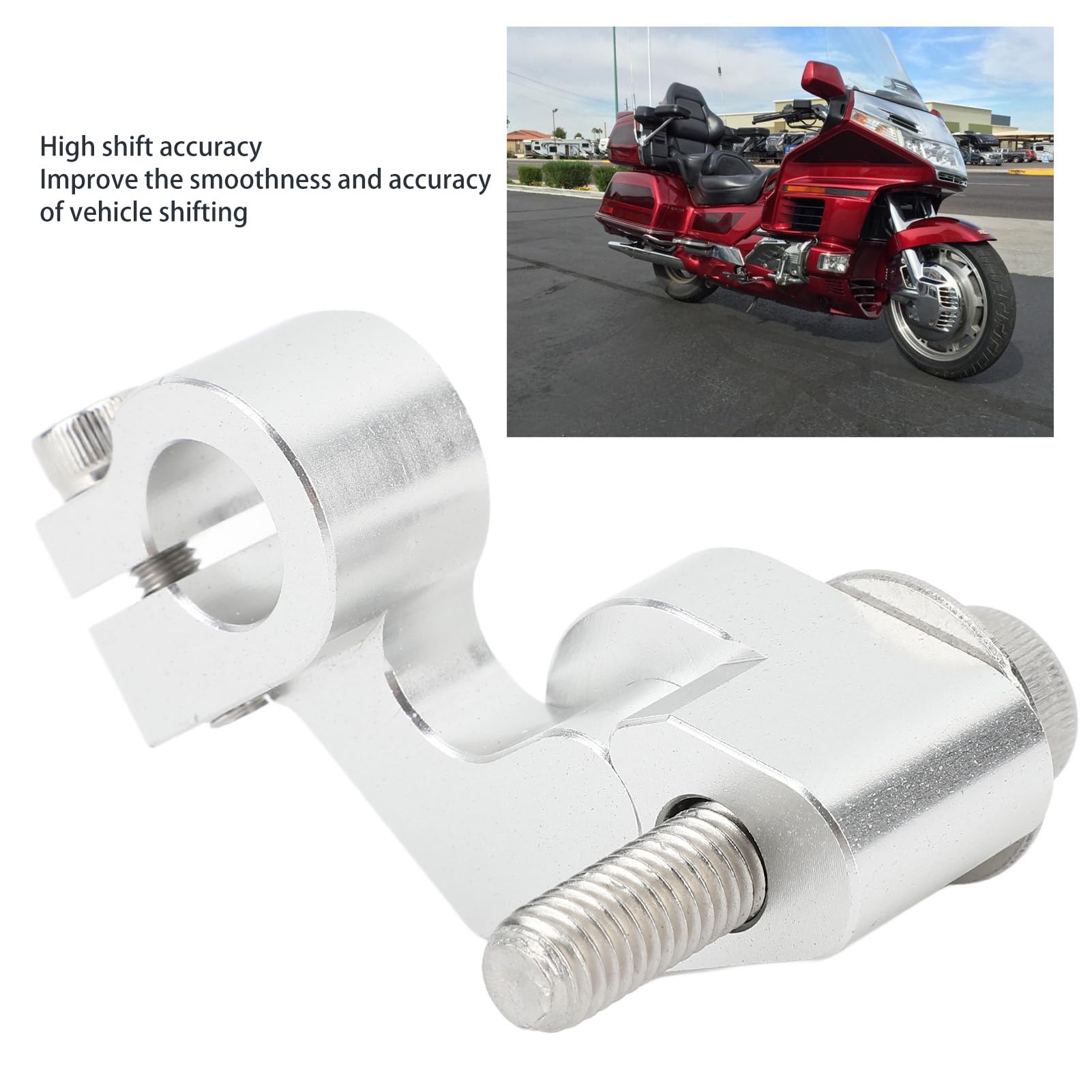 Acouto Support supplémentaire de levier de vitesses - Support d' de pivot en aluminium pour GL1500 Goldwing 1988-2000 - Ajustement précis, installation facile