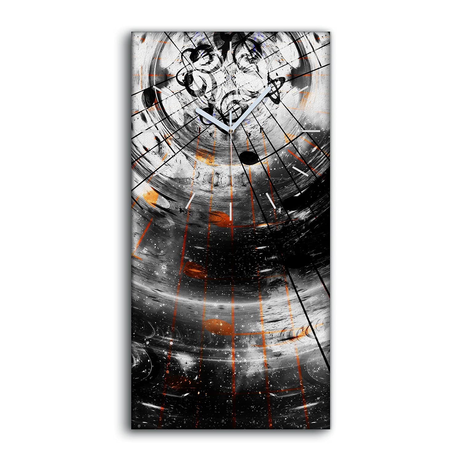 Horloge sur Toile Silencieuse Ne Pas Tic Tac pour un Sommeil Paisible dans la Chambre