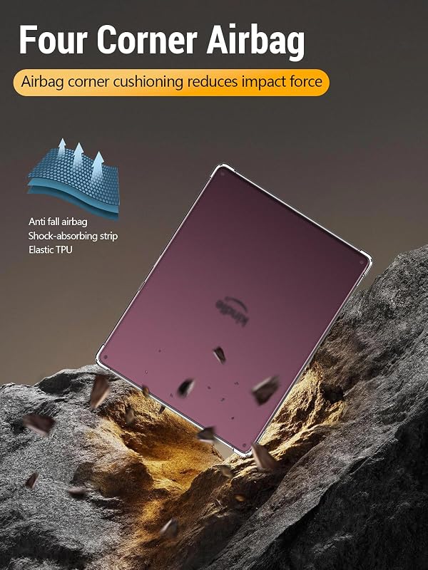 Clear Case for Kindl-e Scribe Colorsoft 11 Inch 2025, FJIASTB Flexible TPU Shockproof Protective Cover with Airbag, Lightweight (Transparent) by FJIASTB - Used condition - Image 2