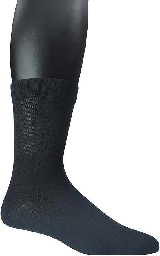 Chaussettes En Bambou Pour Diabétiques - Hommes & Femmes - Mi-mollet, Non élastique Haut - Super Douces - Neuf Avec étiquettes