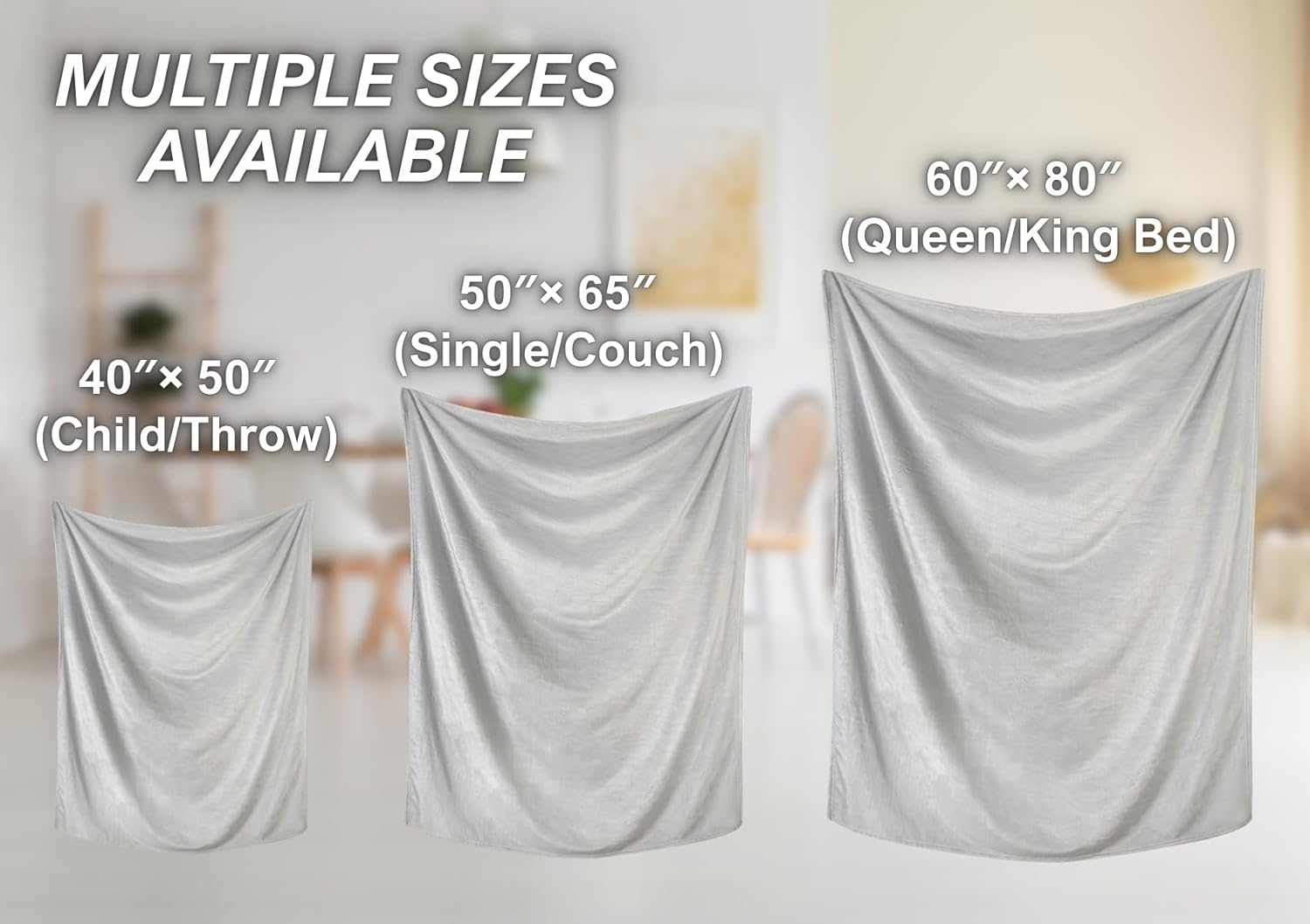 Theater Gifts Blanket Throw - Gift for Broadway Theatre Lovers Girls Boys Women - Eat Sleep Musicals Repeat - 60" x 80", Purp