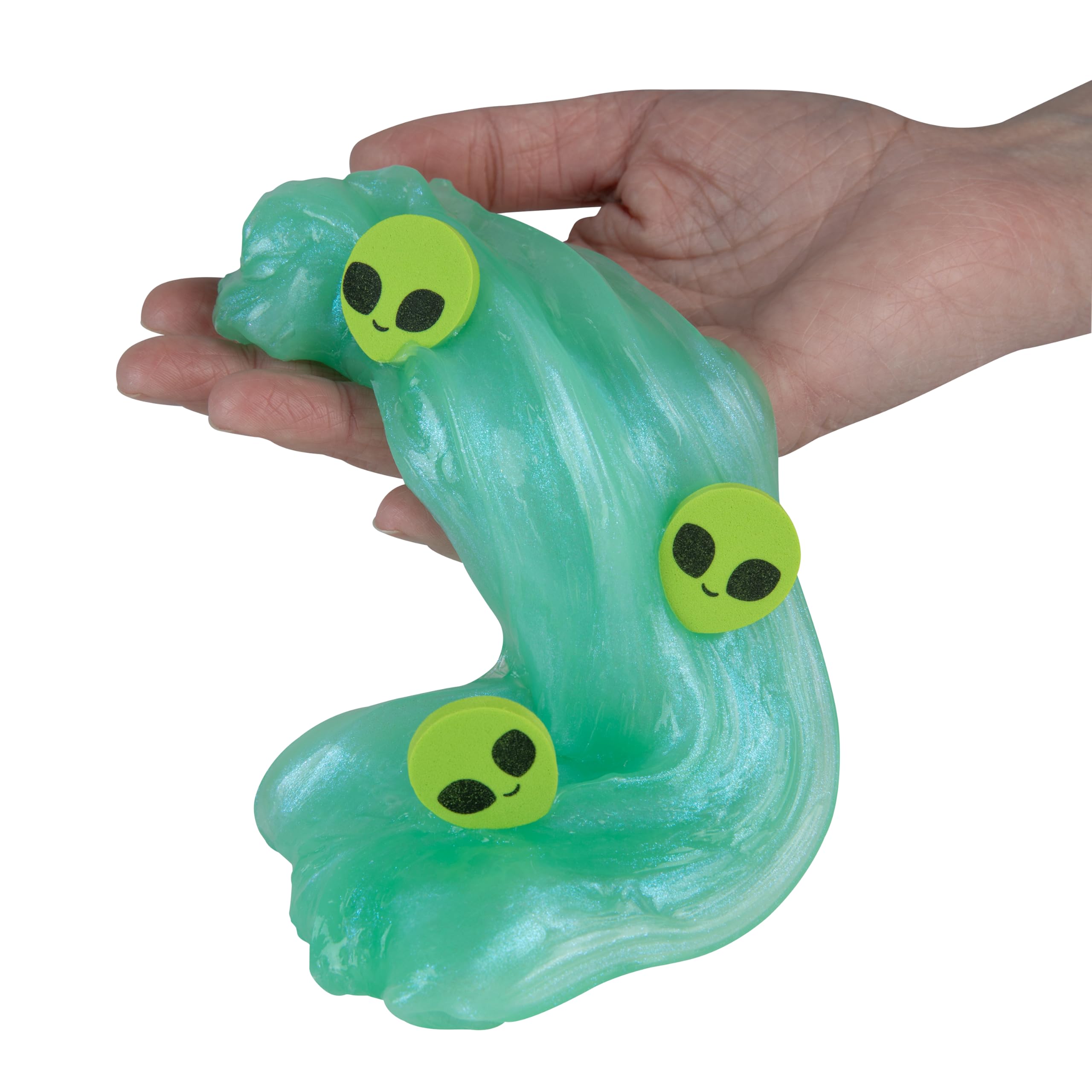 ORB Goat Slimi 3 Pack V3 - Fun, Scented, Fluffy Sensory Slime with Mix-ins - Includes Alien Goo, Monkey Business, and Strawberry Ice Cream - Perfect for Play, Stress Relief or Gifts for Kids & Adults