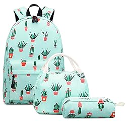 Abshoo Lightweight Water Resistant Backpacks for Teen Girls School Backpack with Lunch Bag