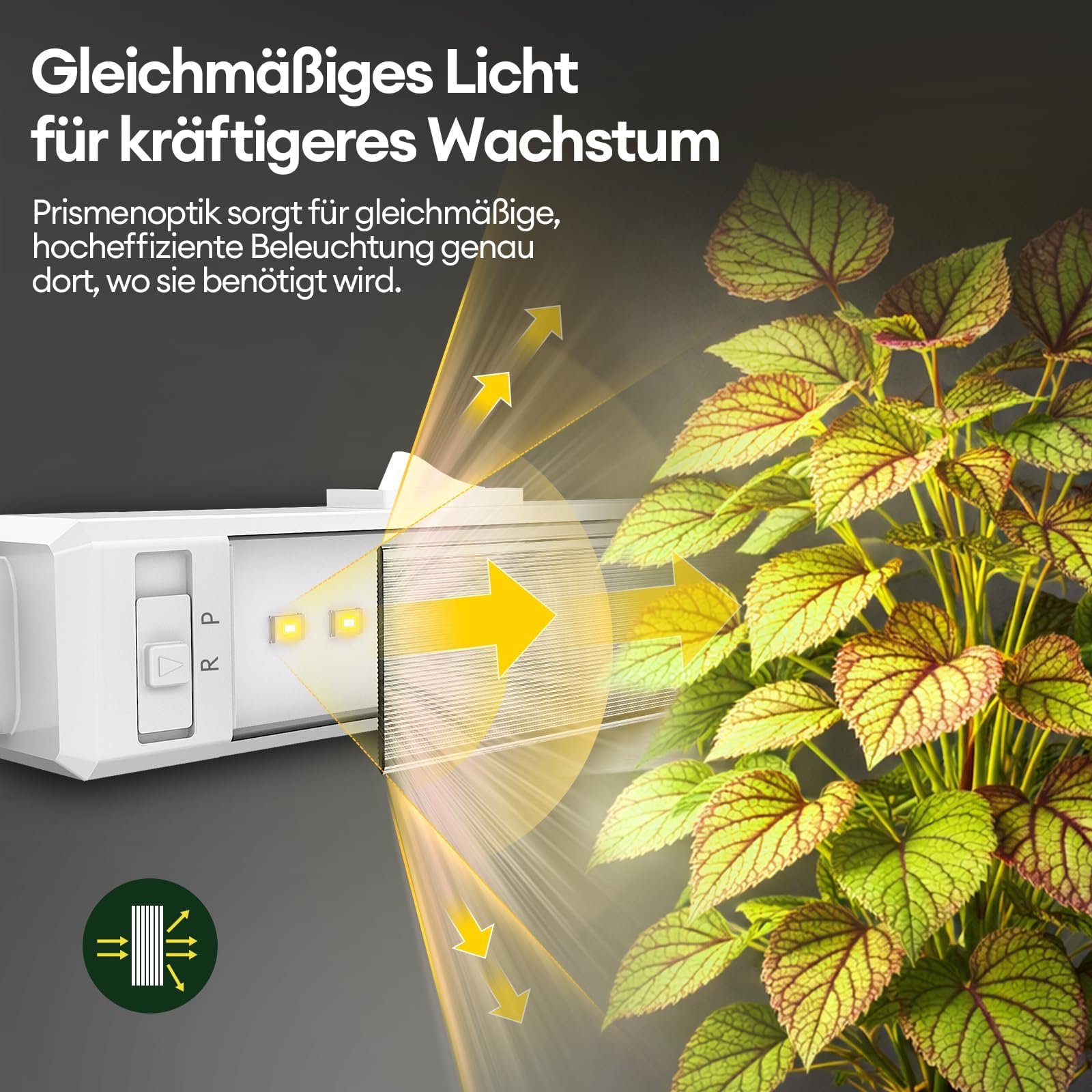 MG T5 Linear Grow Lights White 1ft 4pcs