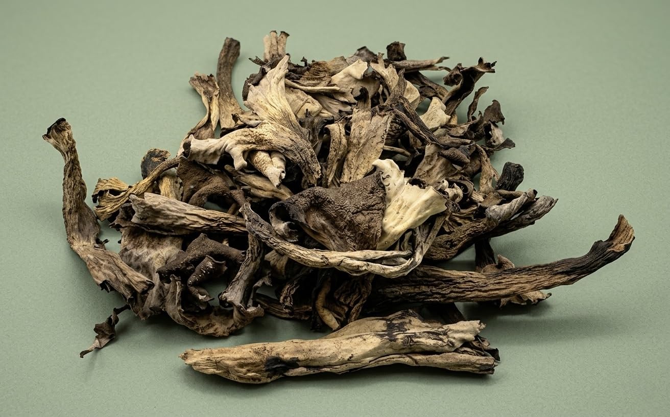 Trompeta de los Muertos Deshidratada (90g)Setas silvestres deshidratado Naturales. Trompeta Negra Calidad Gourmet