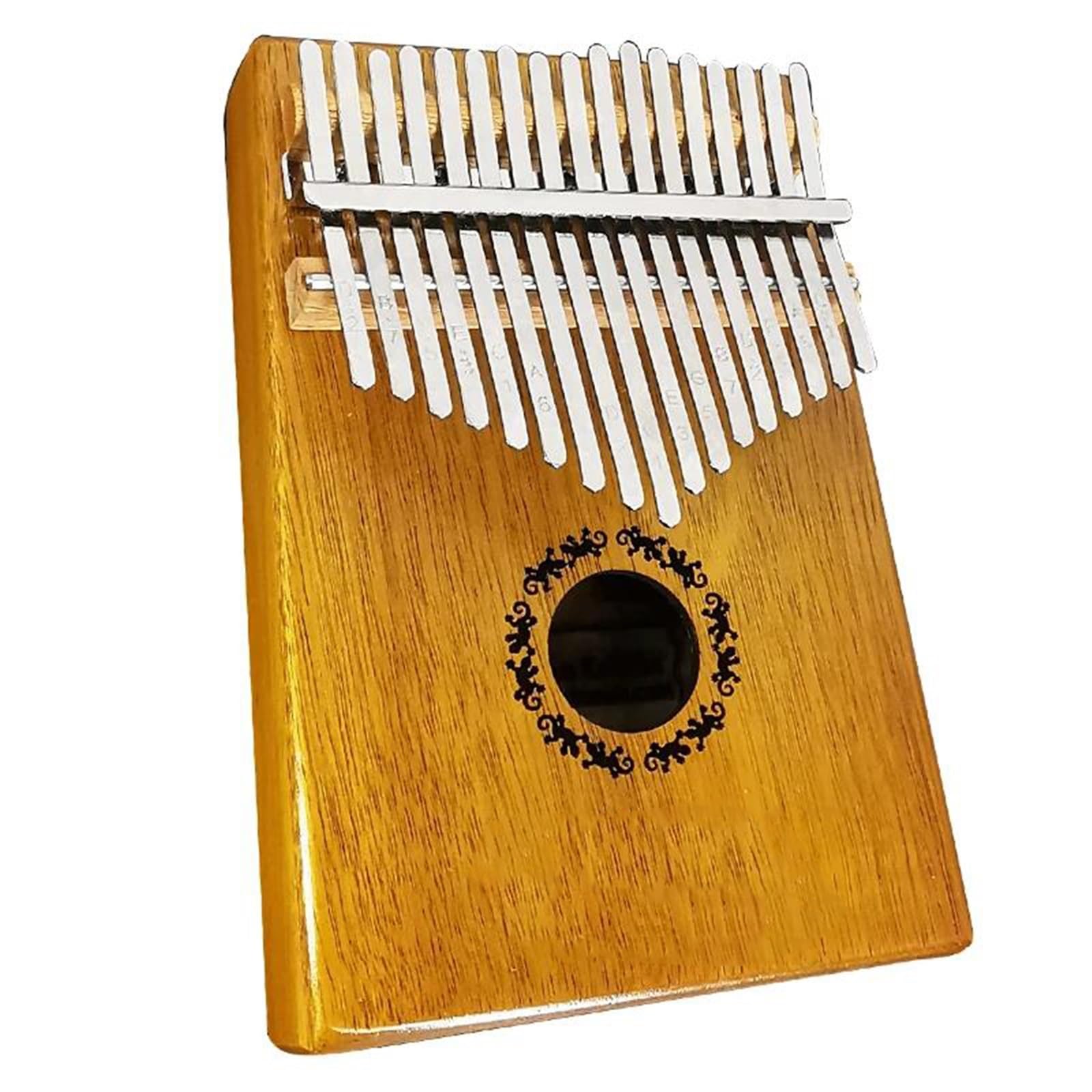 Principiantes Kalimba Kalimba De 17 Teclas Para Tocar Con Los Dedos Partituras Y Funda Para Baquetas(3)