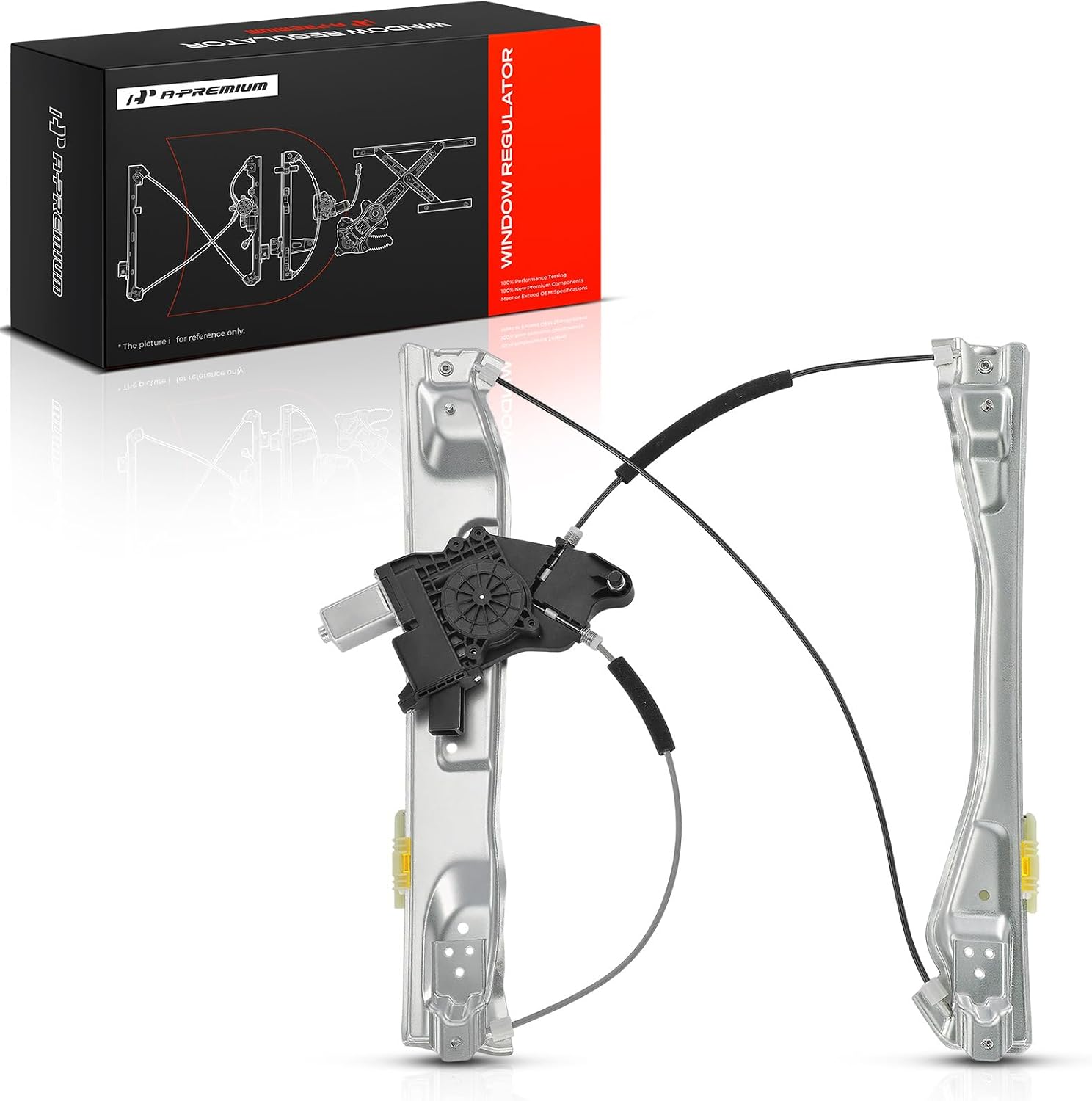 A-Premium Front Passenger Side Power Window Regulator with Motor (7-Pin)