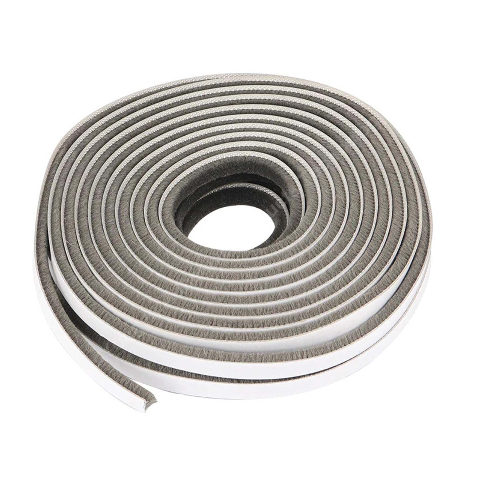 Brush Seal Strip Air Stopper,Brush Seal Strip Weat Felt Pile Weather Stripping Tape for Doors, Rubber, 10M Multiple Sizes(9MM*9MM)
