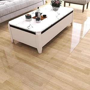 Office Chair Mat for Hard Wood Floors Clear Rectangle PVC Floor Mat Clear Plastic Vinyl Rug Protector Cover