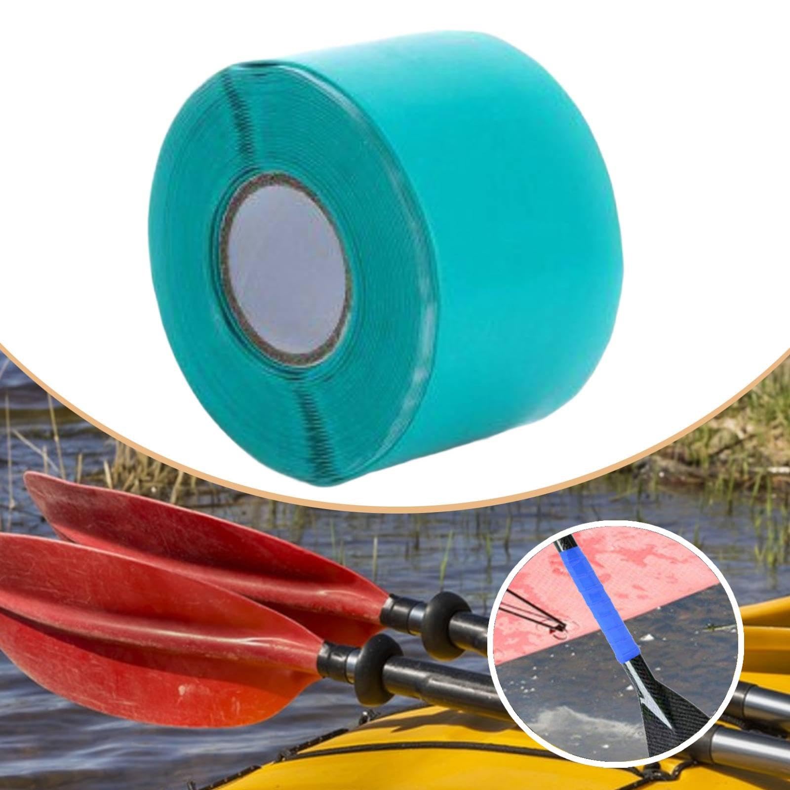 Nastro Antiscivolo per Kayak, Dragon Boat E Altri Sport Acquatici, Spessore 0,8 Mm, Verde