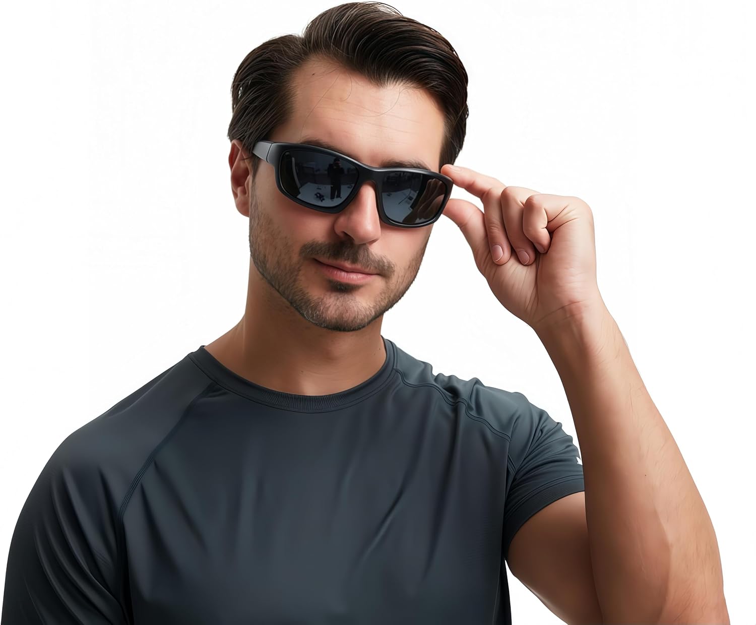 Italy Made Polarized Sunglasses with Corning Glass Lenses, Stylish & Scratch-Resistant for Exercise & Daily Use - Image 2